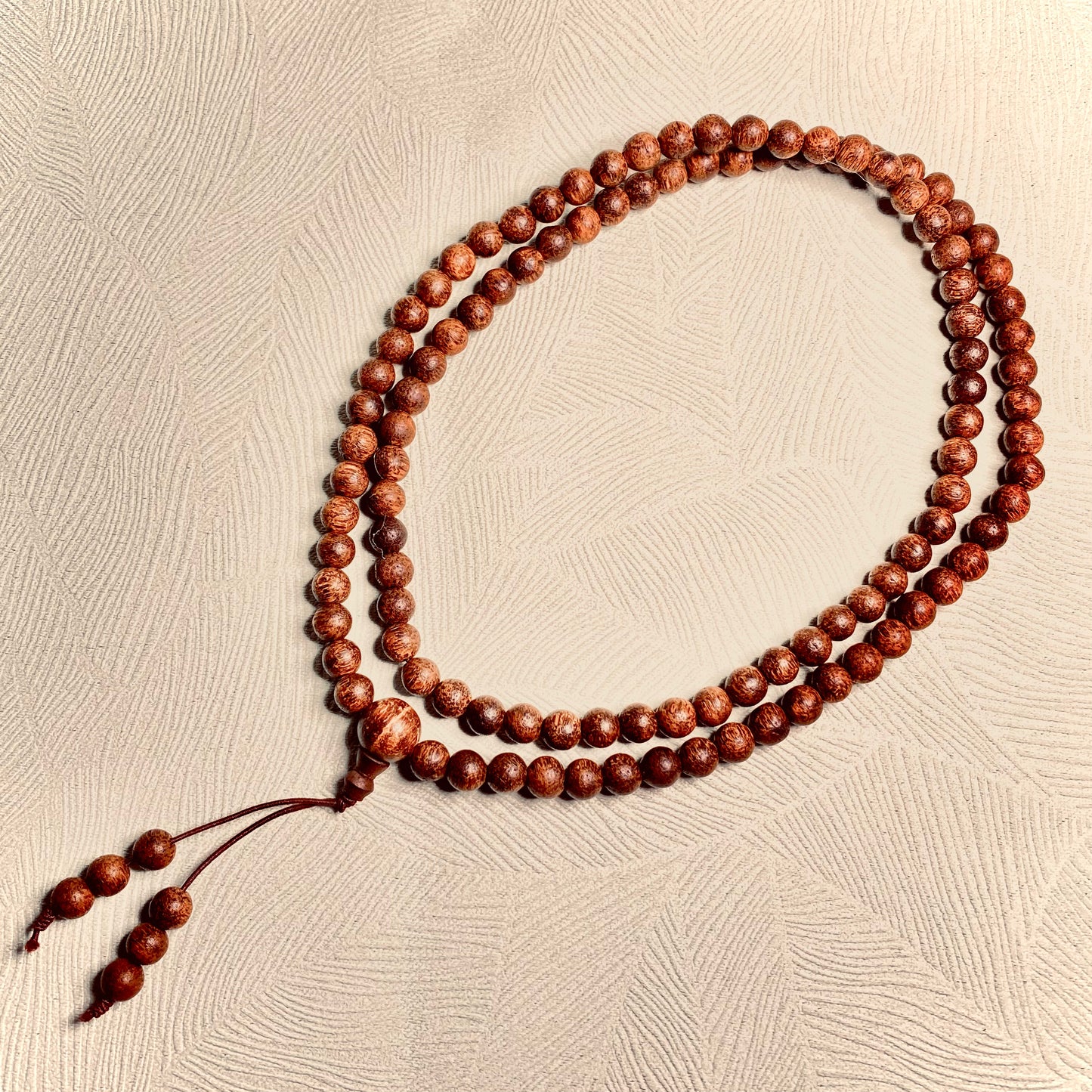 Laotian Four Wrap 108 Bead Sandalwood Mala